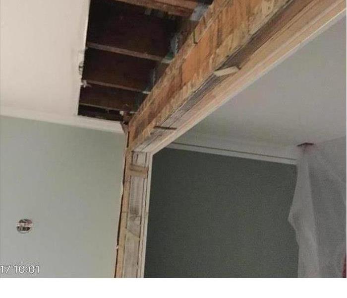 Flood cut ceiling